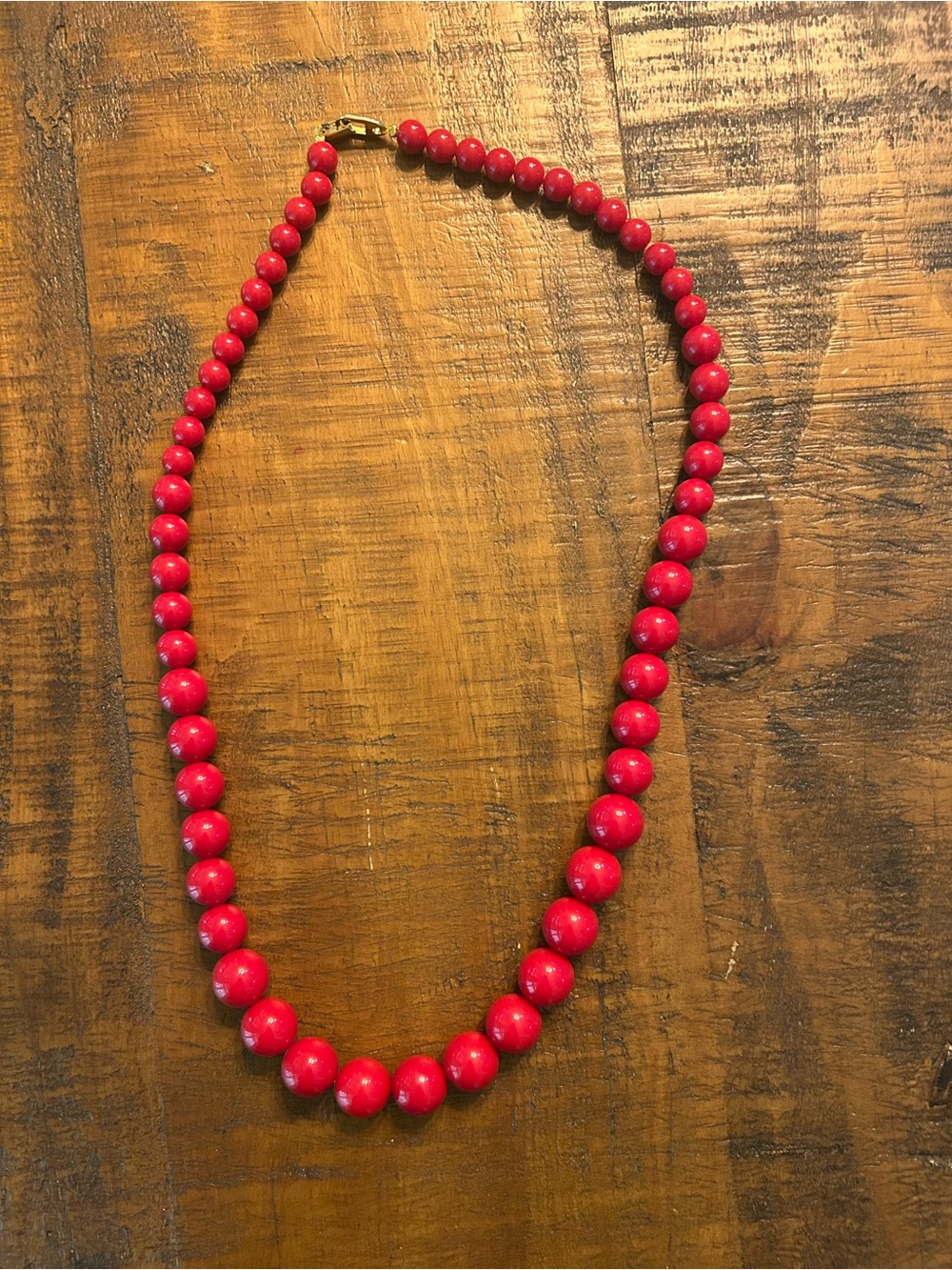 Classic Red Beaded Necklace - Women Jewelry